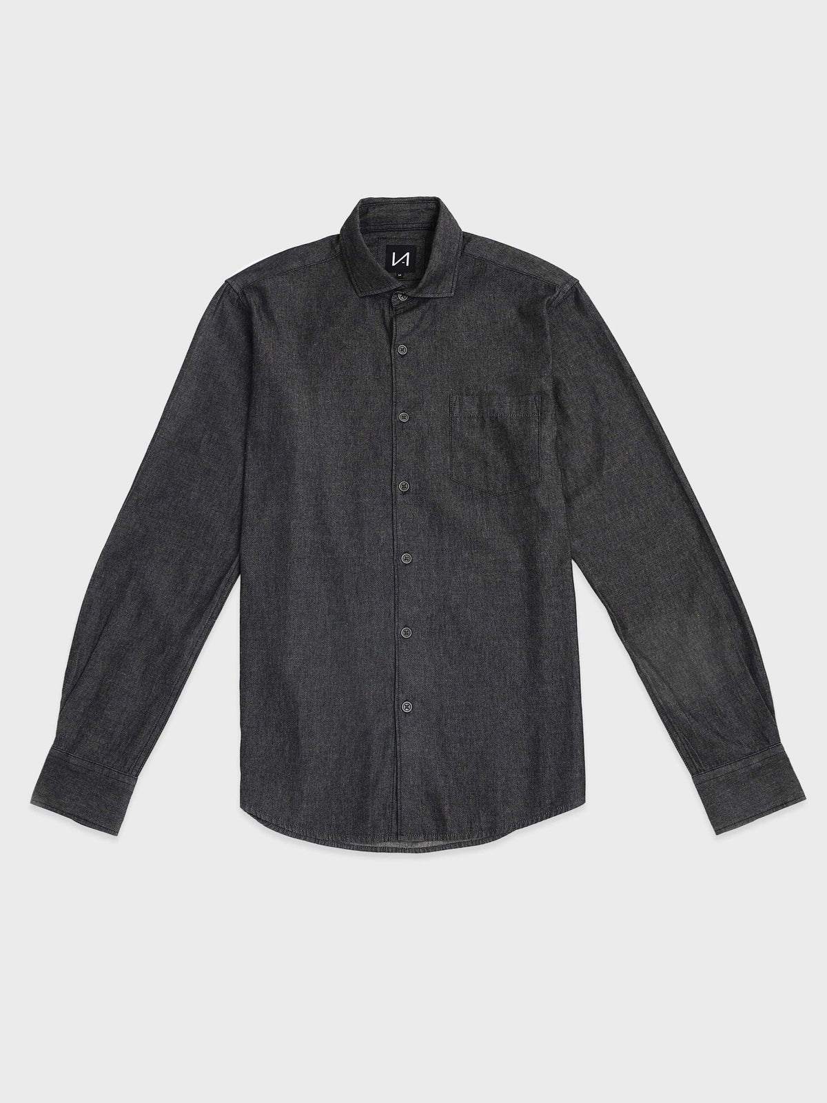 Vintage Denim Shirt - Dark Charcoal