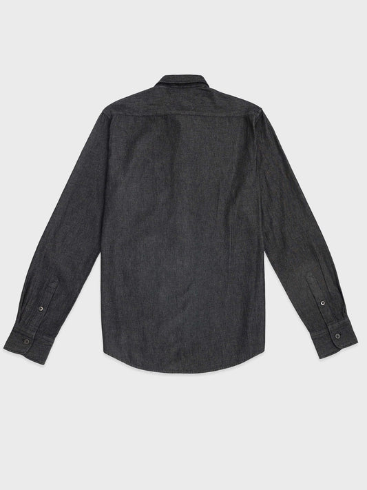 Vintage Denim Shirt - Dark Charcoal