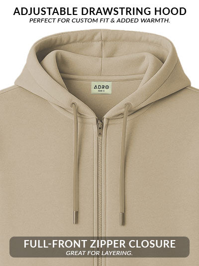 Men’s Regular Fit Zip-Up Hoodie