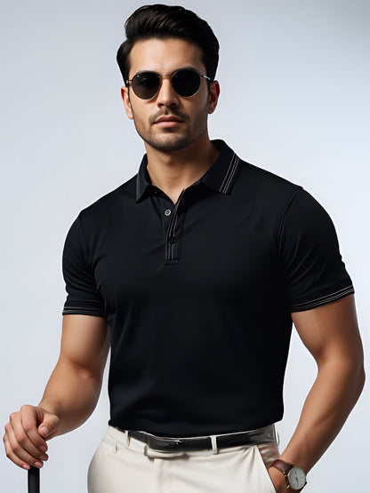 Black Polo T-shirt
