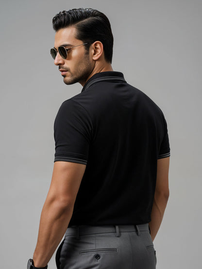 Black Polo T-shirt