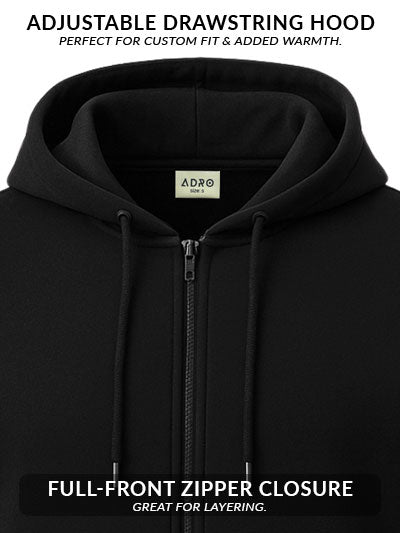 Men’s Regular Fit Zip-Up Hoodie