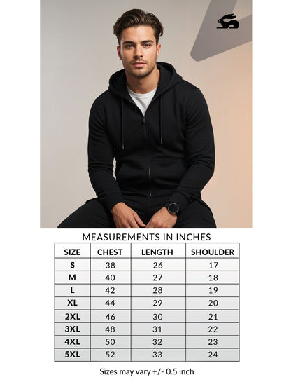 Men’s Regular Fit Zip-Up Hoodie