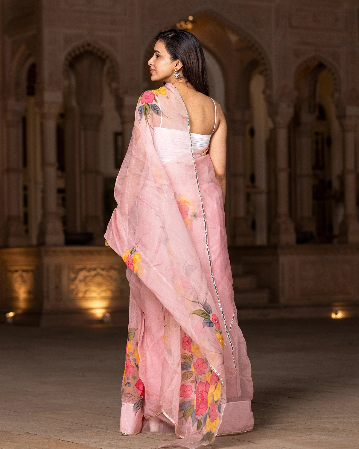 Blush & Blossom-tale Saree