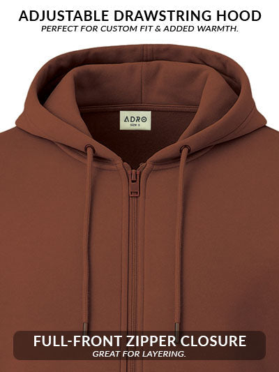 Men’s Regular Fit Zip-Up Hoodie