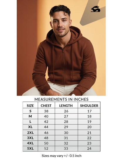 Men’s Regular Fit Zip-Up Hoodie