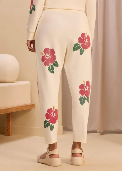 Hibiscus iCotton Tapered Pants Alonge