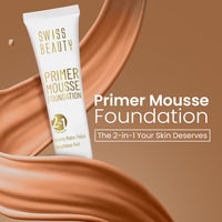 Swiss Beauty Primer Mousse Foundation - 05 Medium Beige