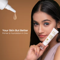 Swiss Beauty Primer Mousse Foundation - 05 Medium Beige