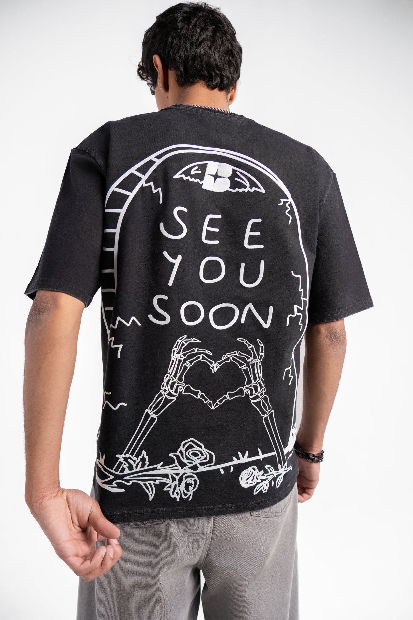 SEE YOU SOON ACID WASH TEE