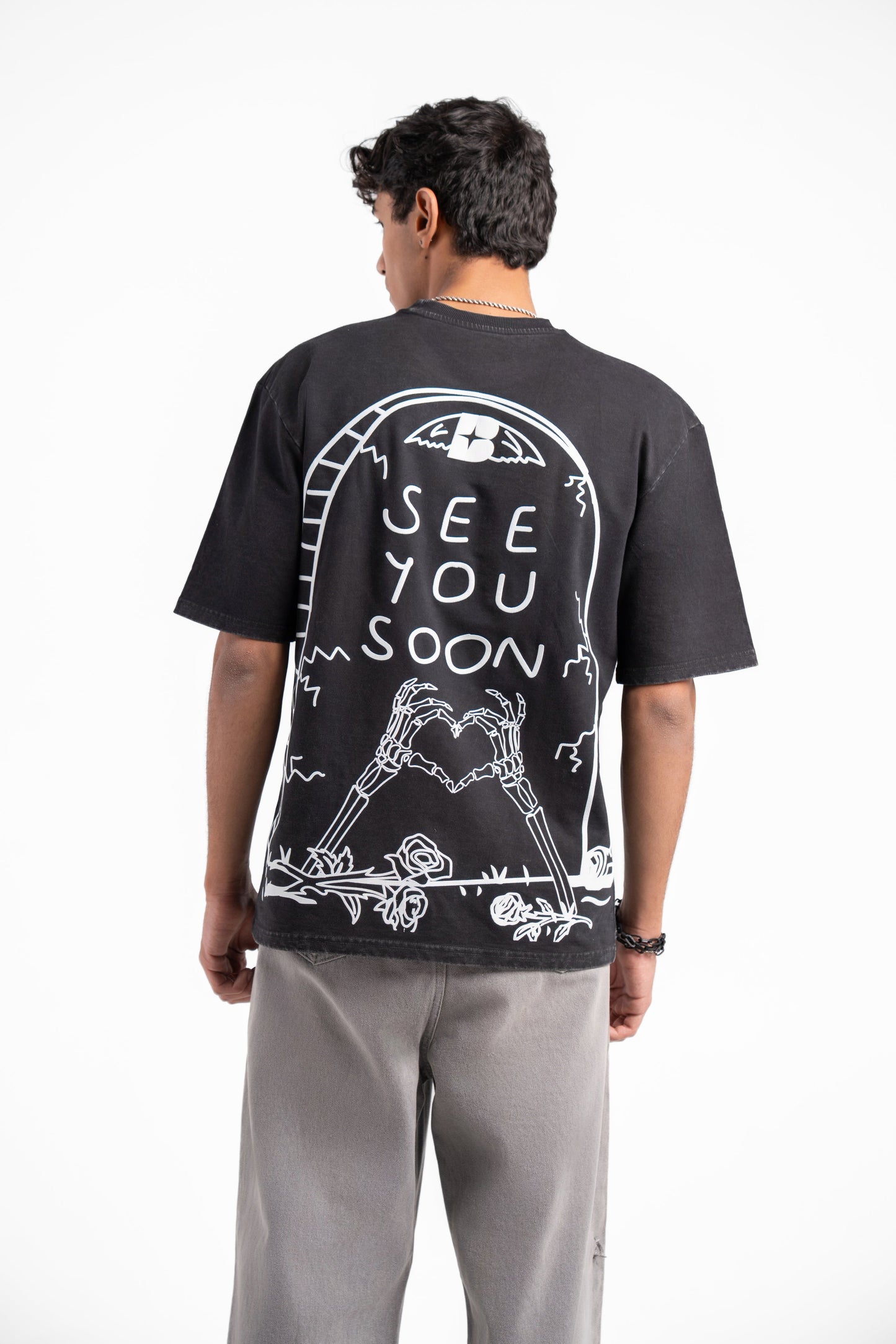 SEE YOU SOON ACID WASH TEE
