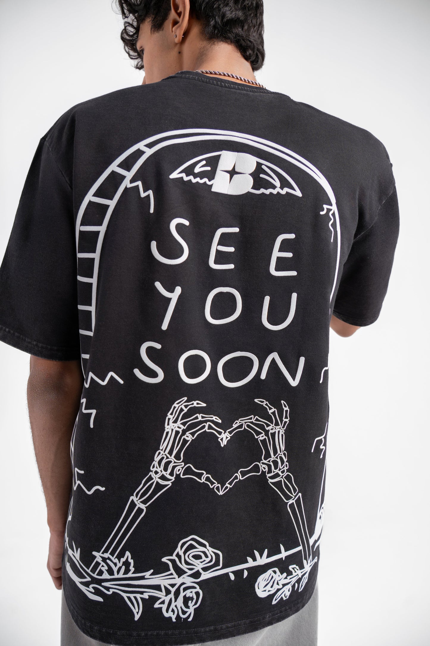 SEE YOU SOON ACID WASH TEE