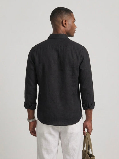 Pure Linen F/S - Black