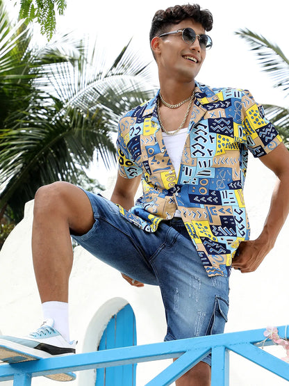Aztec Print Shirt