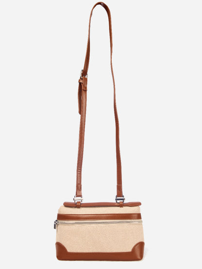 Boxed Bliss Brown Sling Bag Charme