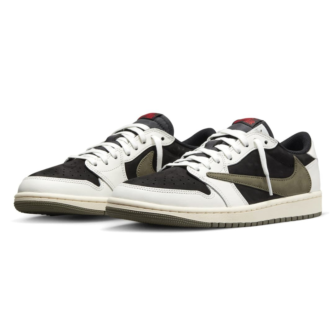 Jordan 1 Retro Low Og Sp Travis Scott Olive (Pre School Kids)