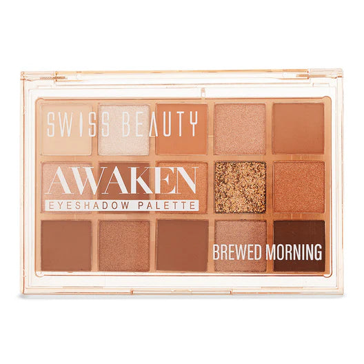Swiss Beauty AWAKEN Eyeshadow Palette - Brewed Morning 11g