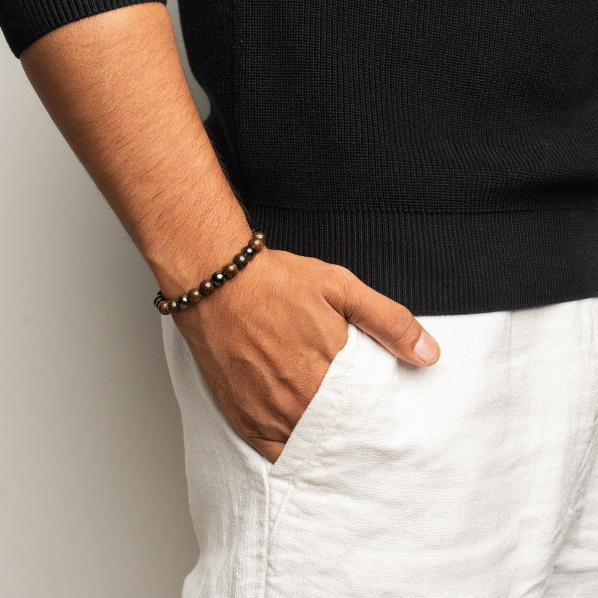 Bronz - Beaded Bracelet Zach