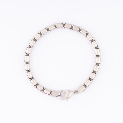 Orb - Chain Bracelet - Satin Silver Zach
