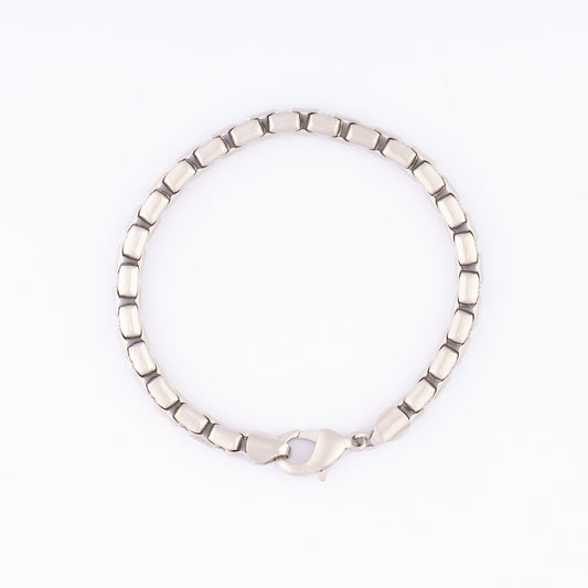 Orb - Chain Bracelet - Satin Silver Zach