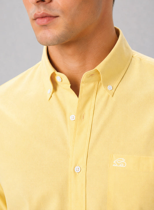 ADRO Premium Oxford Cotton Casual Shirt – Buttercream
