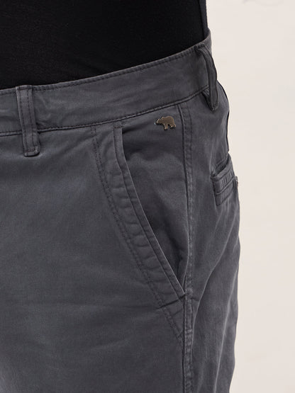 Classic Fit Blue Cargo Pants with Multi-Functional Pockets