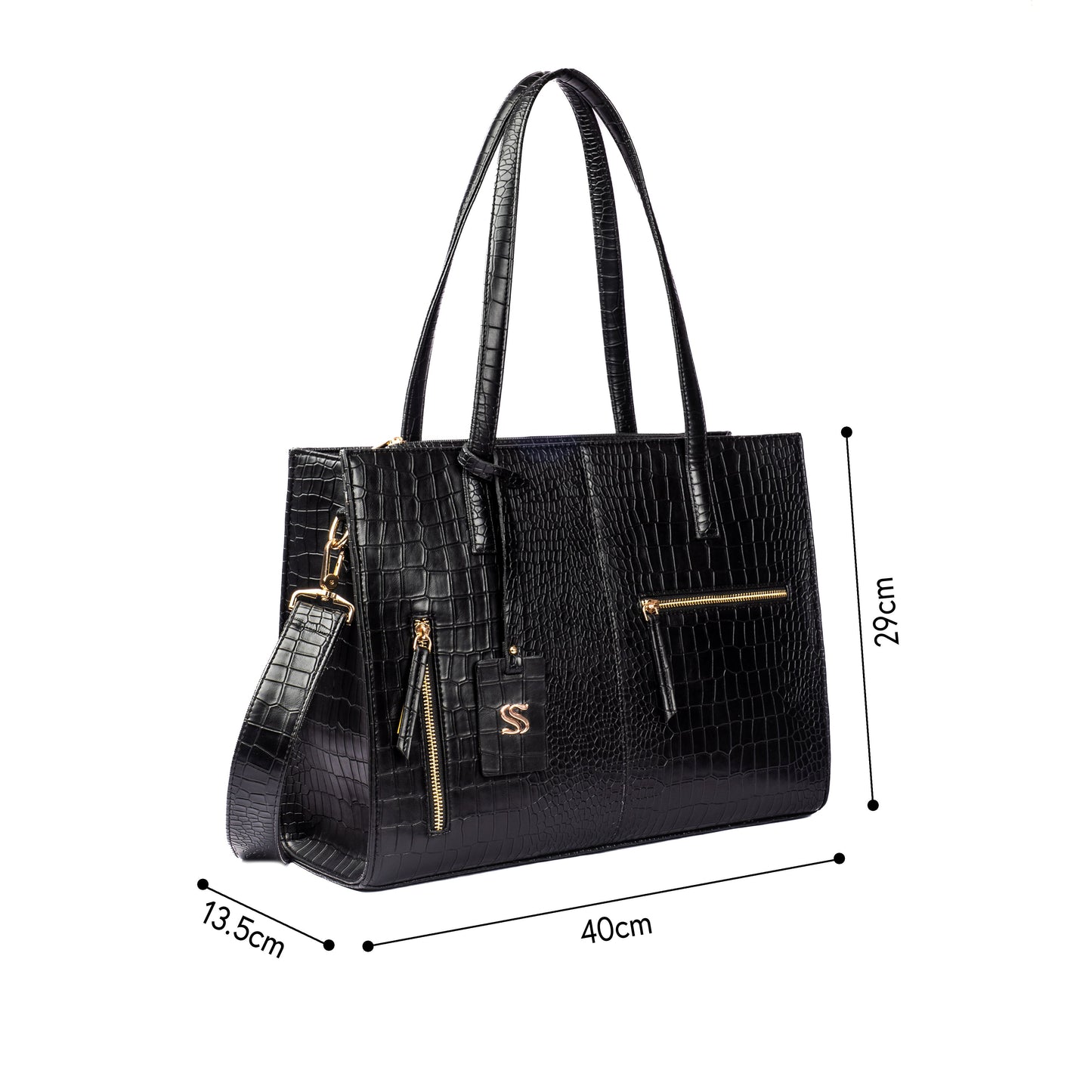 Charcoal Chic Amira Tote bag for 16" laptop
