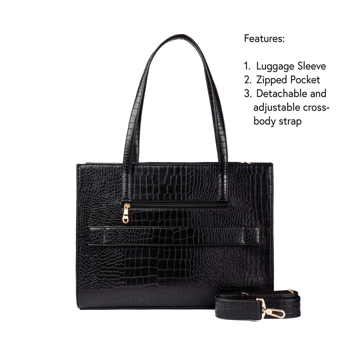 Charcoal Chic Amira Tote bag for 16" laptop