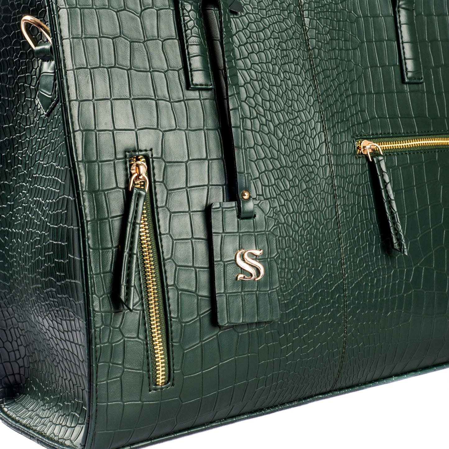 Emerald Elegance Amira Tote bag for 16" laptop
