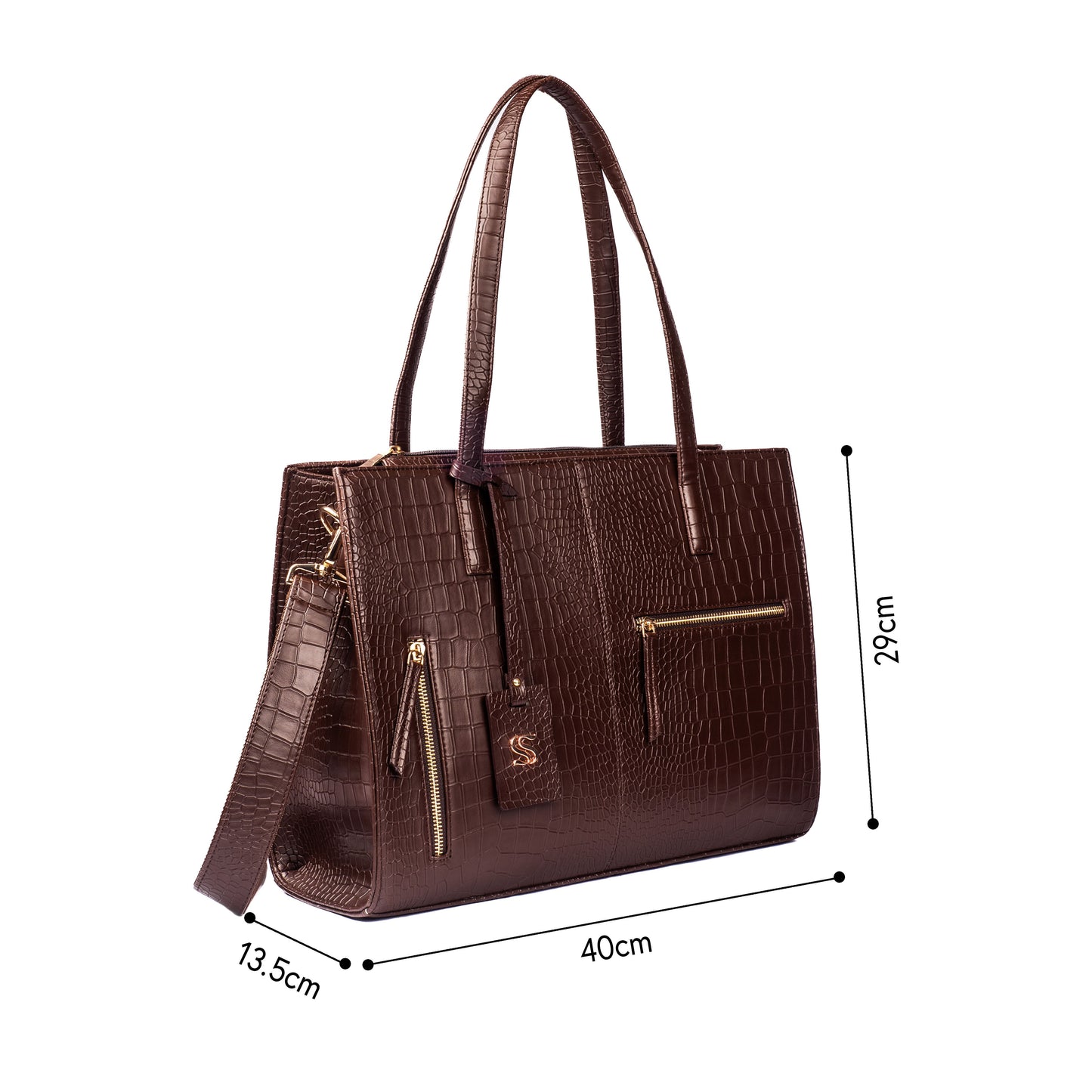Mahogany Mystique Amira Tote bag for 16" laptop