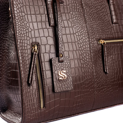 Mahogany Mystique Amira Tote bag for 16" laptop