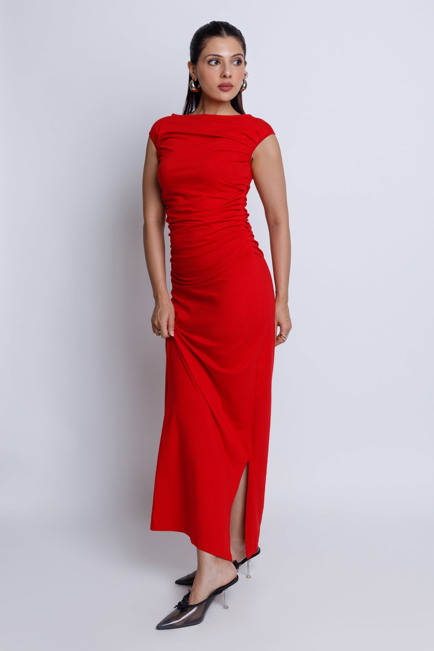 Ruched Maxi Dress