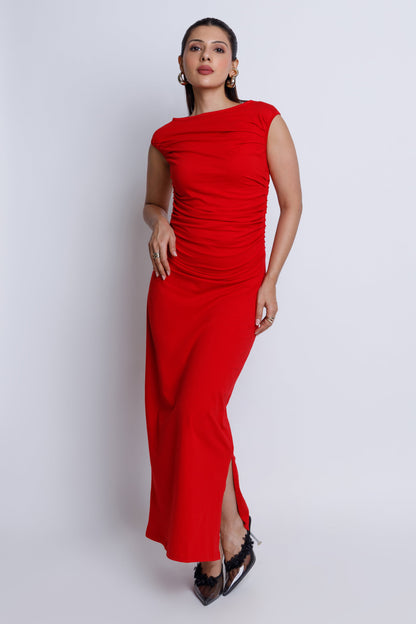 Ruched Maxi Dress