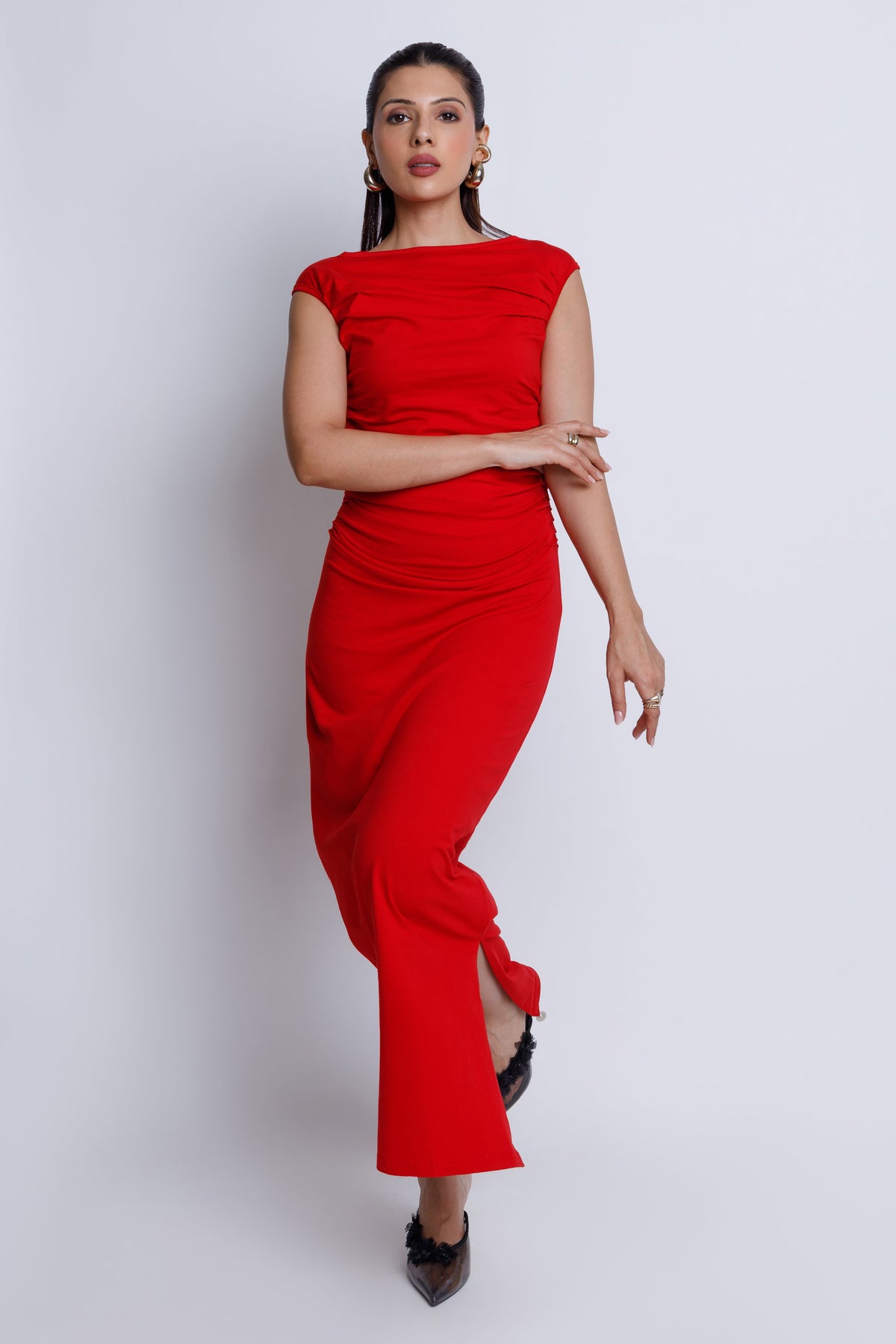 Ruched Maxi Dress