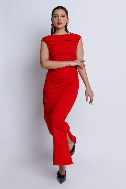 Ruched Maxi Dress
