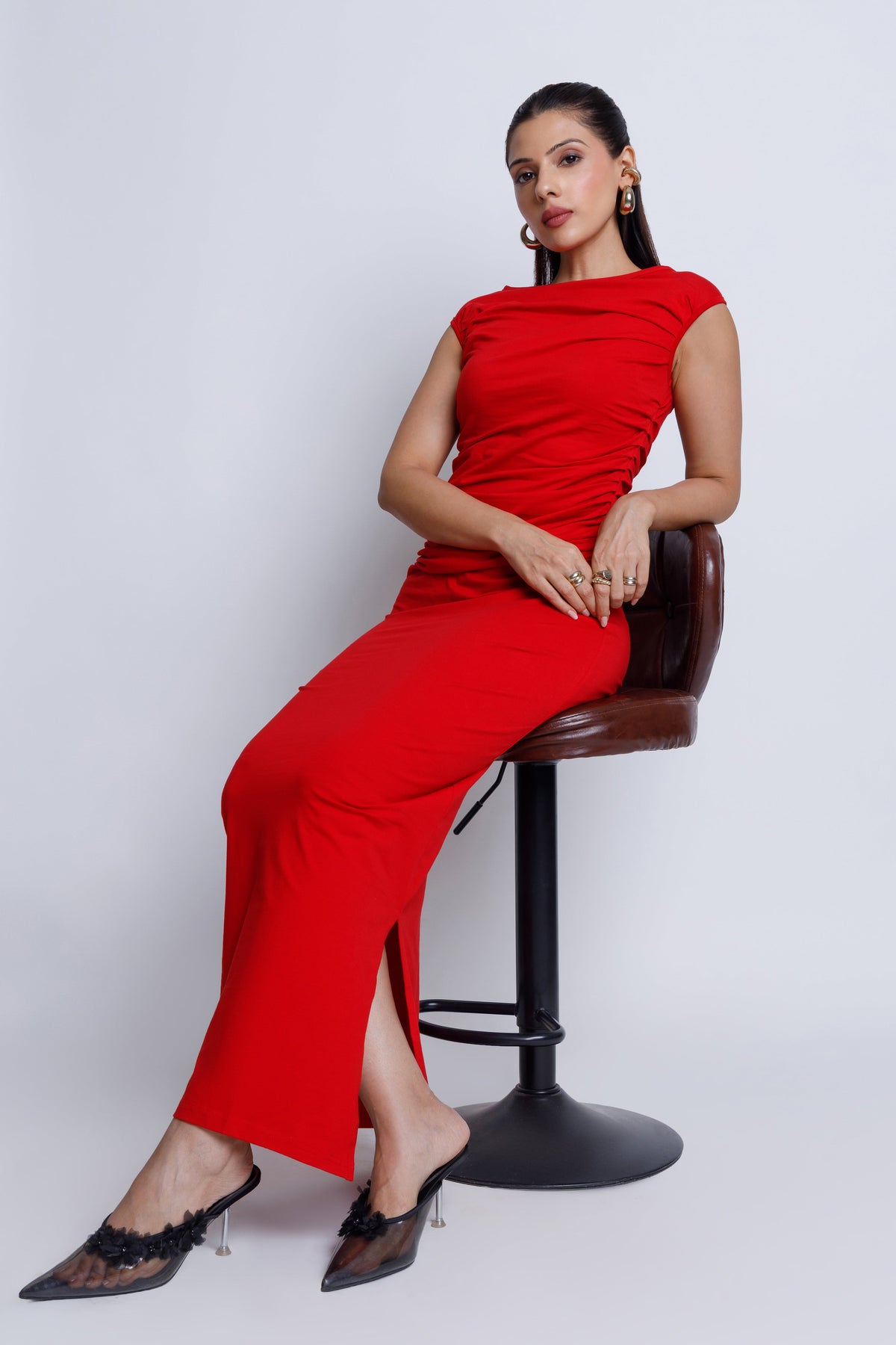 Ruched Maxi Dress