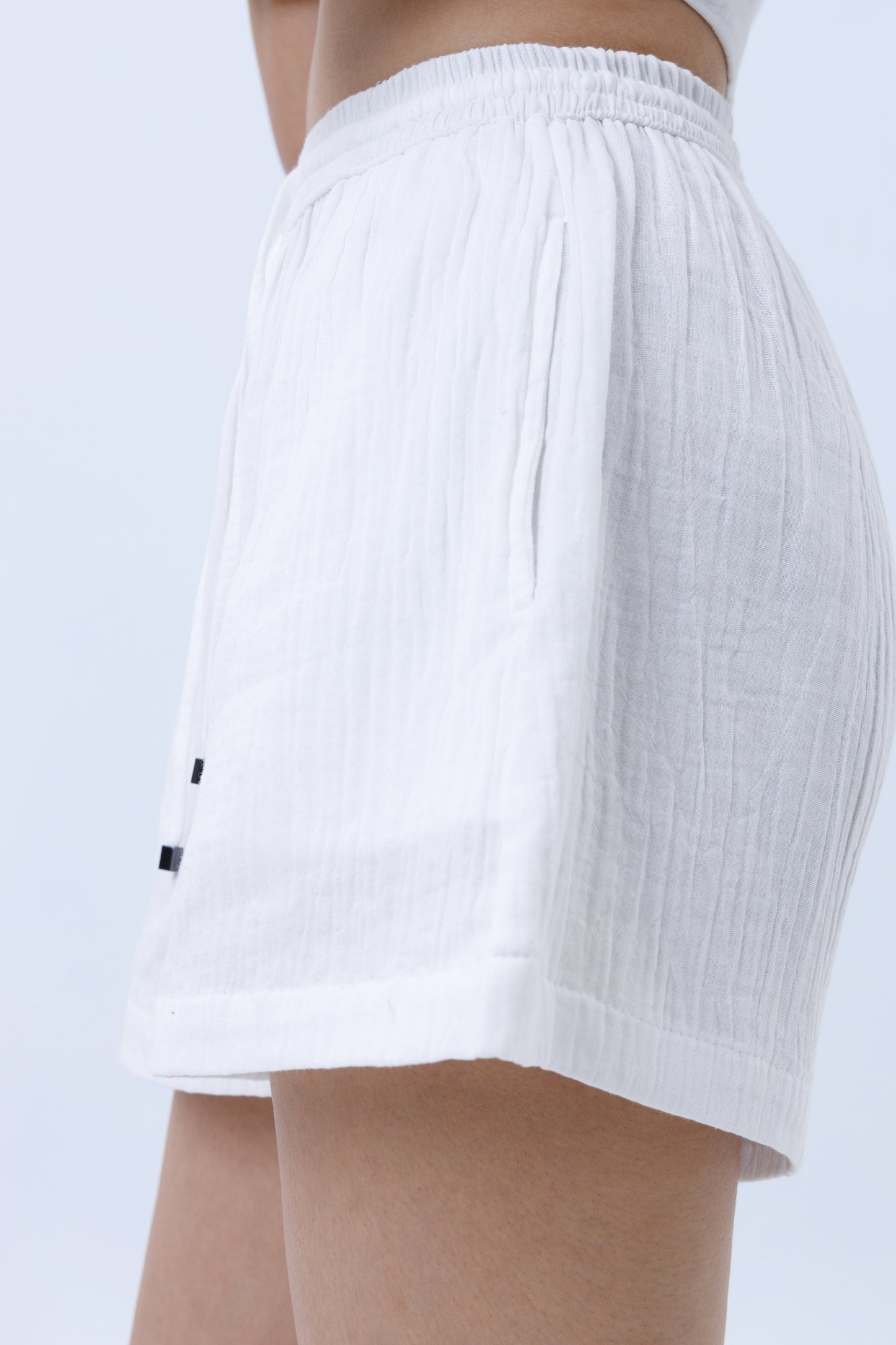 Relaxed Textured Shorts
