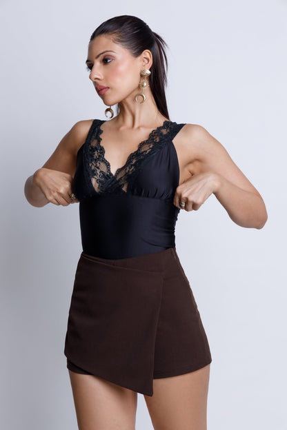 Lace Trim Top