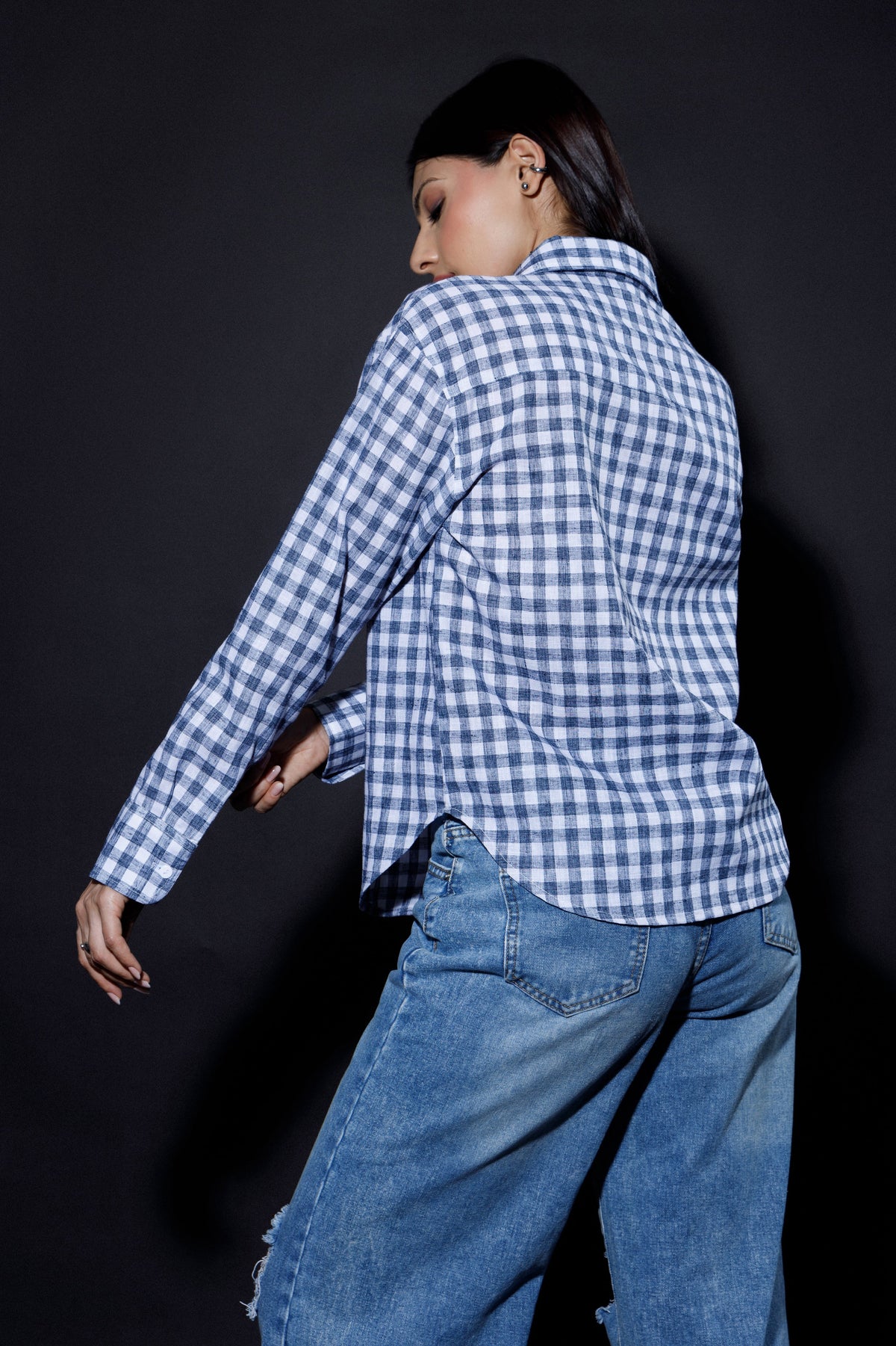 Relaxed Fit Checkered Shirt