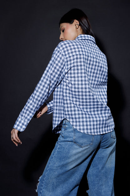 Relaxed Fit Checkered Shirt