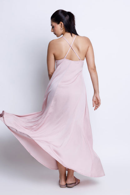 Strappy V-Neck Maxi Dress