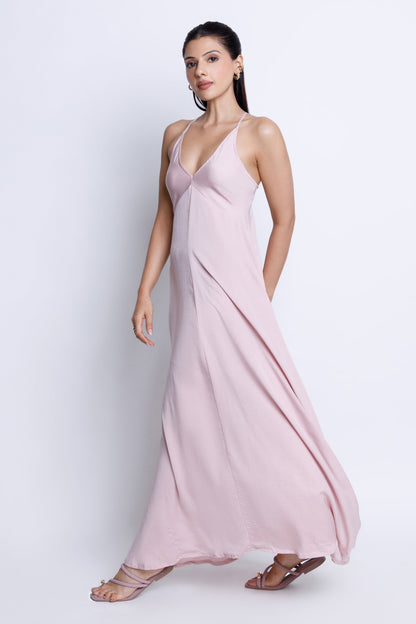 Strappy V-Neck Midi