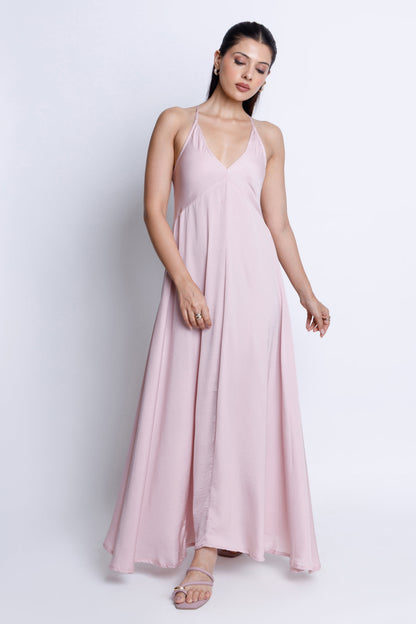 Strappy V-Neck Midi