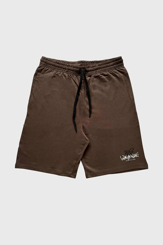 Coffee Brown Boxy Shorts