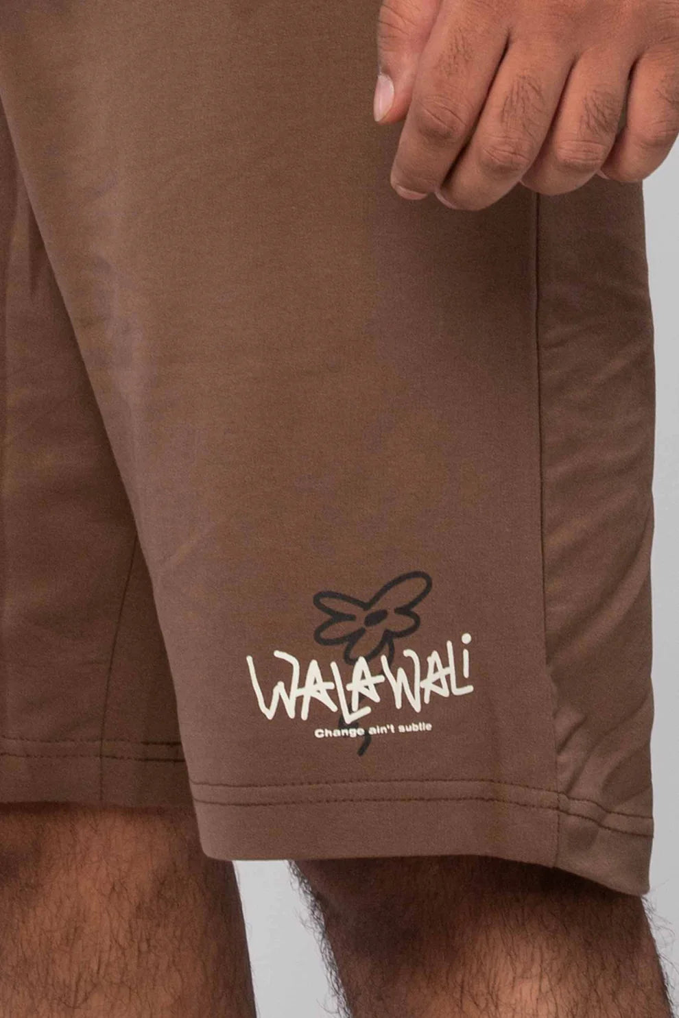 Coffee Brown Boxy Shorts