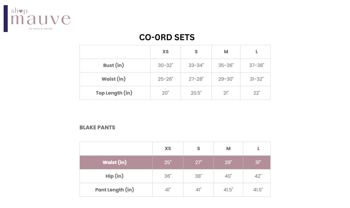 Size guide