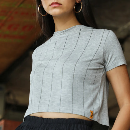 Sweet Story Pinstriped Top