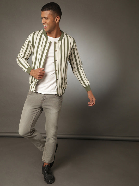 Striped Casual Jacket