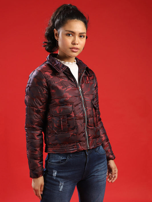 Camouflage Jacket With Flap Pockets