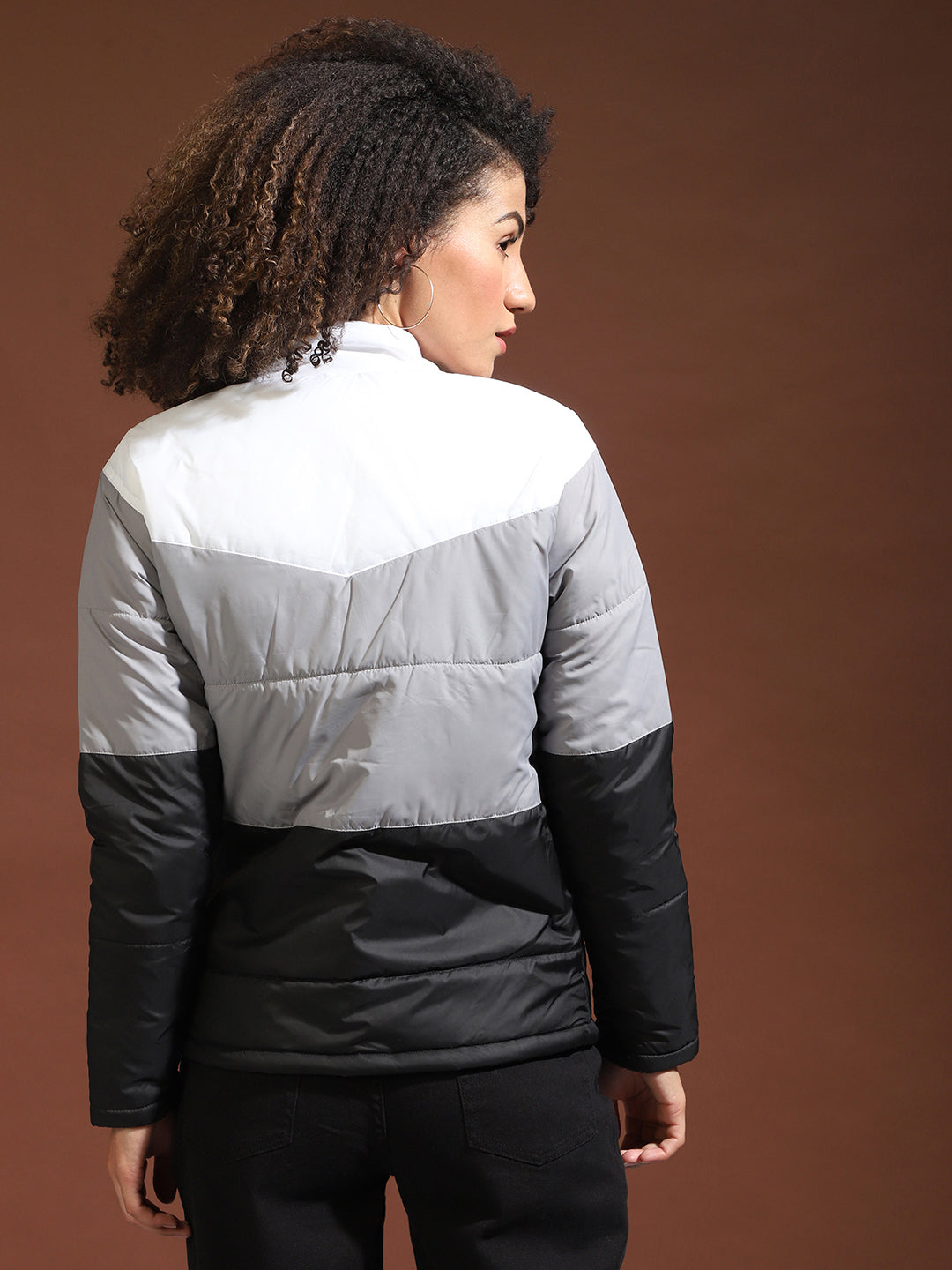 Colorblock Bomber Jacket